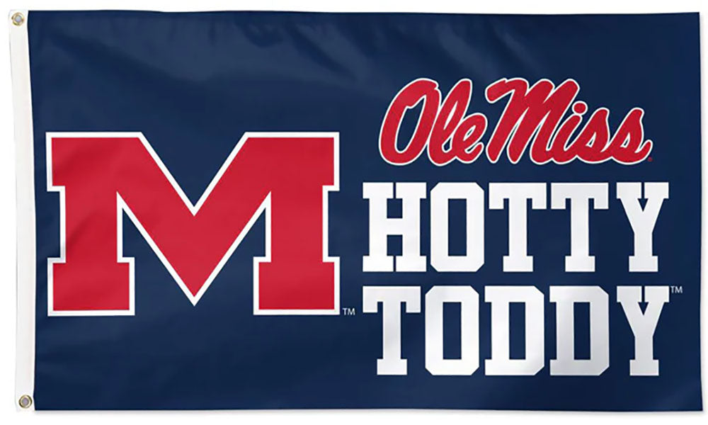 Ole Miss Rebels Flag-3x5FT-NCAA University of Mississippi Flag Ole Miss Hotty Toddy Banner U of M