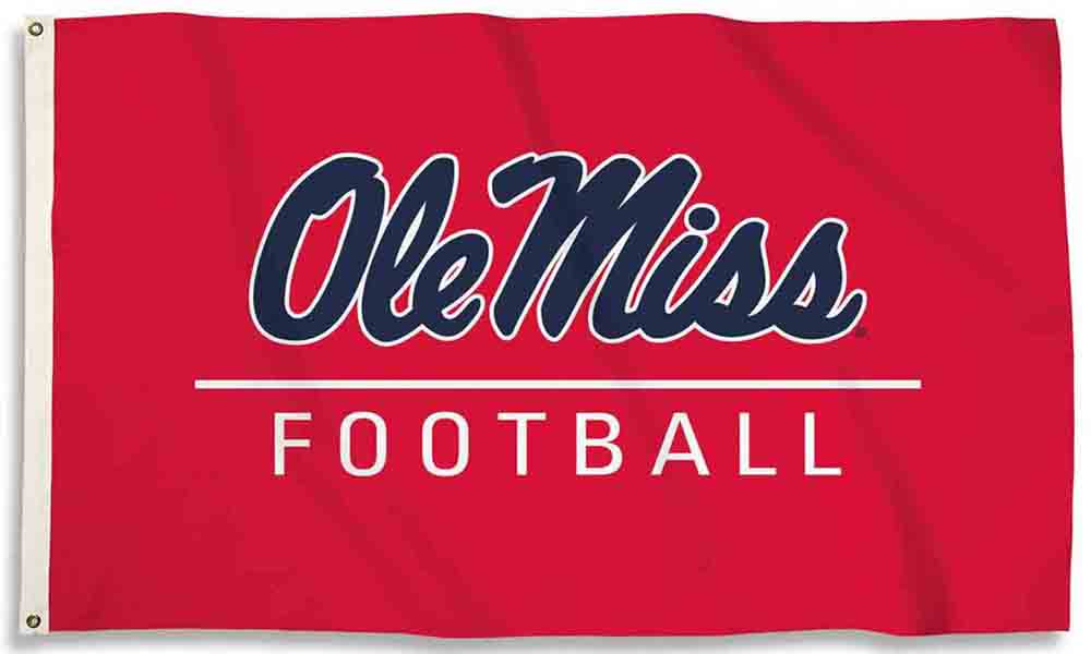 Ole Miss Rebels Flag-3x5FT-NCAA University of Mississippi Flag Ole Miss Hotty Toddy Banner U of M