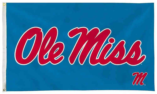Ole Miss Rebels Flag-3x5FT-NCAA University of Mississippi Flag Ole Miss Hotty Toddy Banner U of M