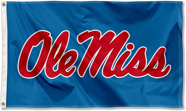 Ole Miss Rebels Flag-3x5FT-NCAA University of Mississippi Flag Ole Miss Hotty Toddy Banner U of M