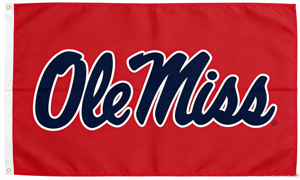 Ole Miss Rebels Flag-3x5FT-NCAA University of Mississippi Flag Ole Miss Hotty Toddy Banner U of M