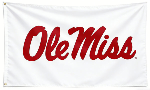 Ole Miss Rebels Flag-3x5FT-NCAA University of Mississippi Flag Ole Miss Hotty Toddy Banner U of M