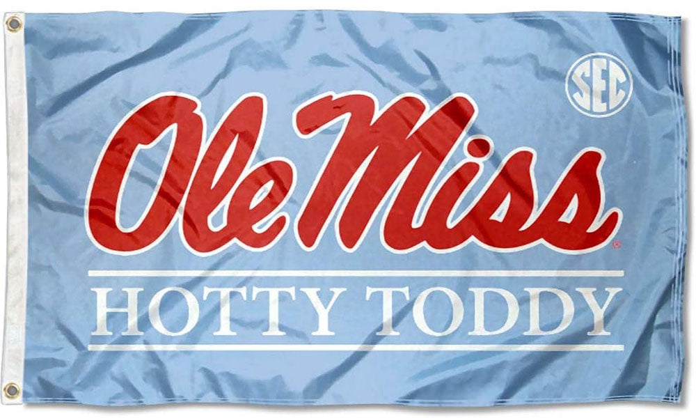 Ole Miss Rebels Flag-3x5FT-NCAA University of Mississippi Flag Ole Miss Hotty Toddy Banner U of M
