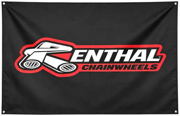 Renthal Flag-3x5 ft Banner-100% polyester-2 Metal Grommets-One sided /Two sided