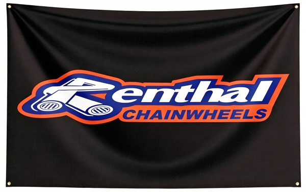 Renthal Flag-3x5 ft Banner-100% polyester-2 Metal Grommets-One sided /Two sided