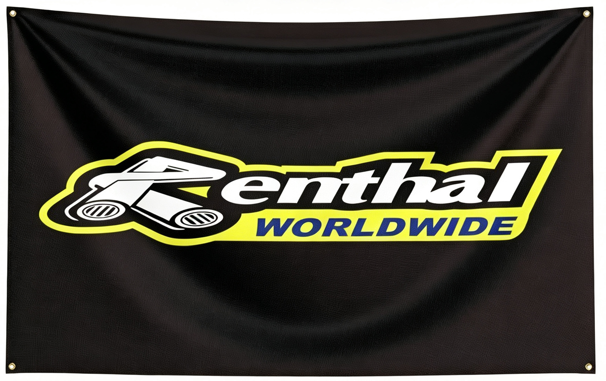 Renthal Flag-3x5 ft Banner-100% polyester-2 Metal Grommets-One sided /Two sided
