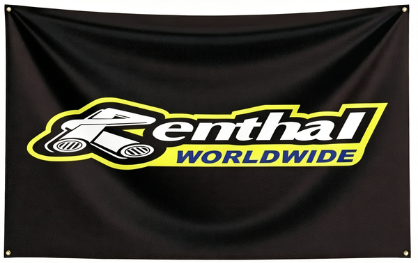 Renthal Flag-3x5 ft Banner-100% polyester-2 Metal Grommets-One sided /Two sided