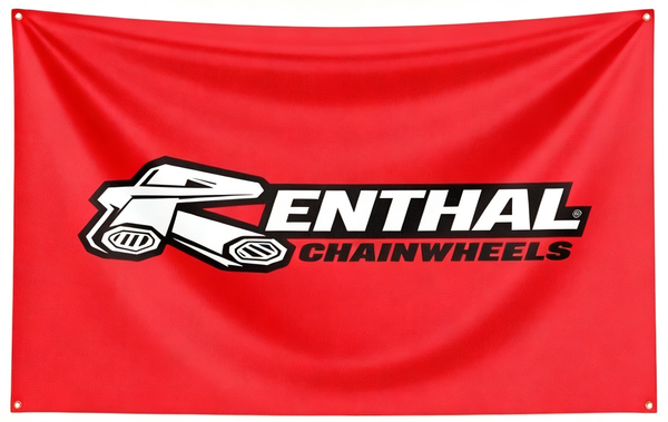 Renthal Flag-3x5 ft Banner-100% polyester-2 Metal Grommets-One sided /Two sided