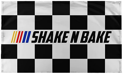 Ricky Bobby Talladega Nights Shake N Bake Motivational Inspirational -3x5 ft -4 Grommets
