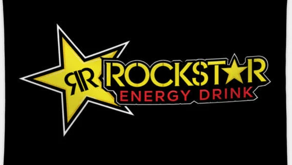 Rockstar Flag -Rockstar Energy Drink 3x5 ft Banner-100% polyester-2 Metal Grommets-One sided /Two sided