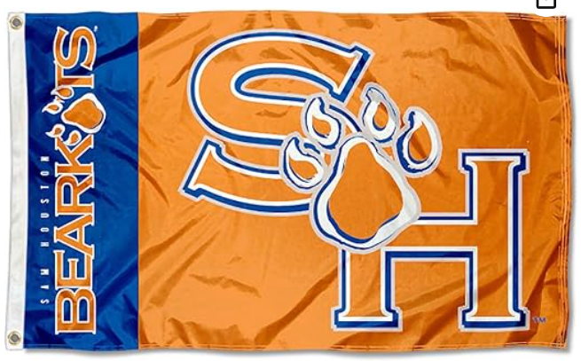 Sam Houston State Bearkats SHSU University Large College Flag -3x5 ft