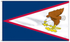 Samoa Flag -3x5 FT Banner-100% polyester-2 Metal Grommets
