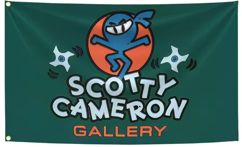 Golf S-ScoTTY C-CameRONS Flag -3x5 ft Scotty Cameron Banner -100% Polyester  - One sided / Double sided