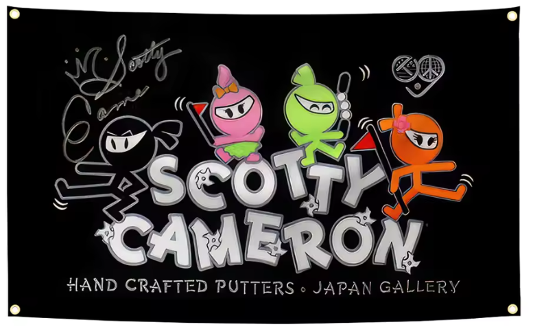 Golf S-ScoTTY C-CameRONS Flag -3x5 ft Scotty Cameron Banner -100% Polyester  - One sided / Double sided