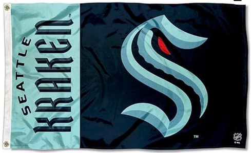 Seattle Kraken Flag-3x5FT NHL Seattle Kraken  -100% polyester