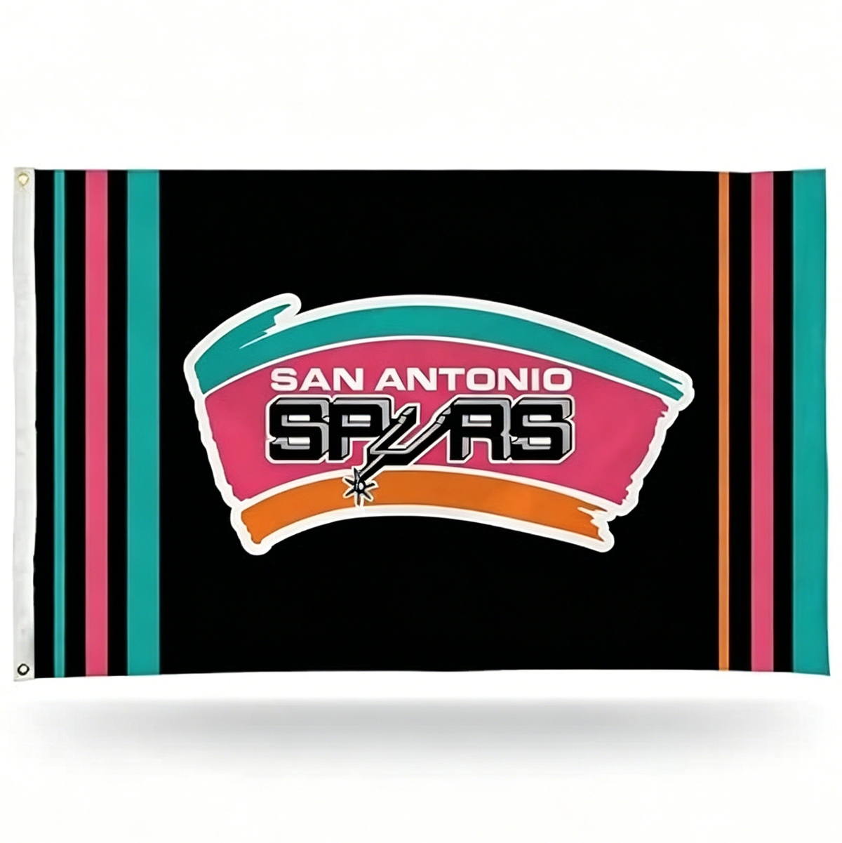 San Antonio Spurs Flag-3x5FT Banner-100% polyester -One sided / Double sided