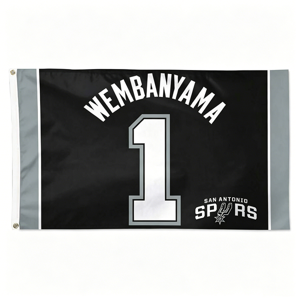 San Antonio Spurs Flag-3x5FT Banner-100% polyester -One sided / Double sided