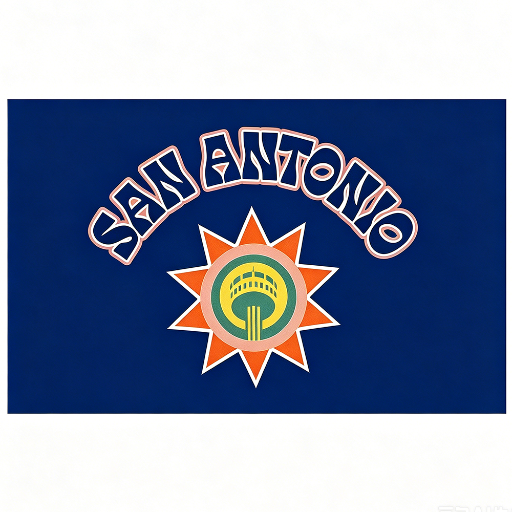 San Antonio Spurs Flag-3x5FT Banner-100% polyester -One sided / Double sided