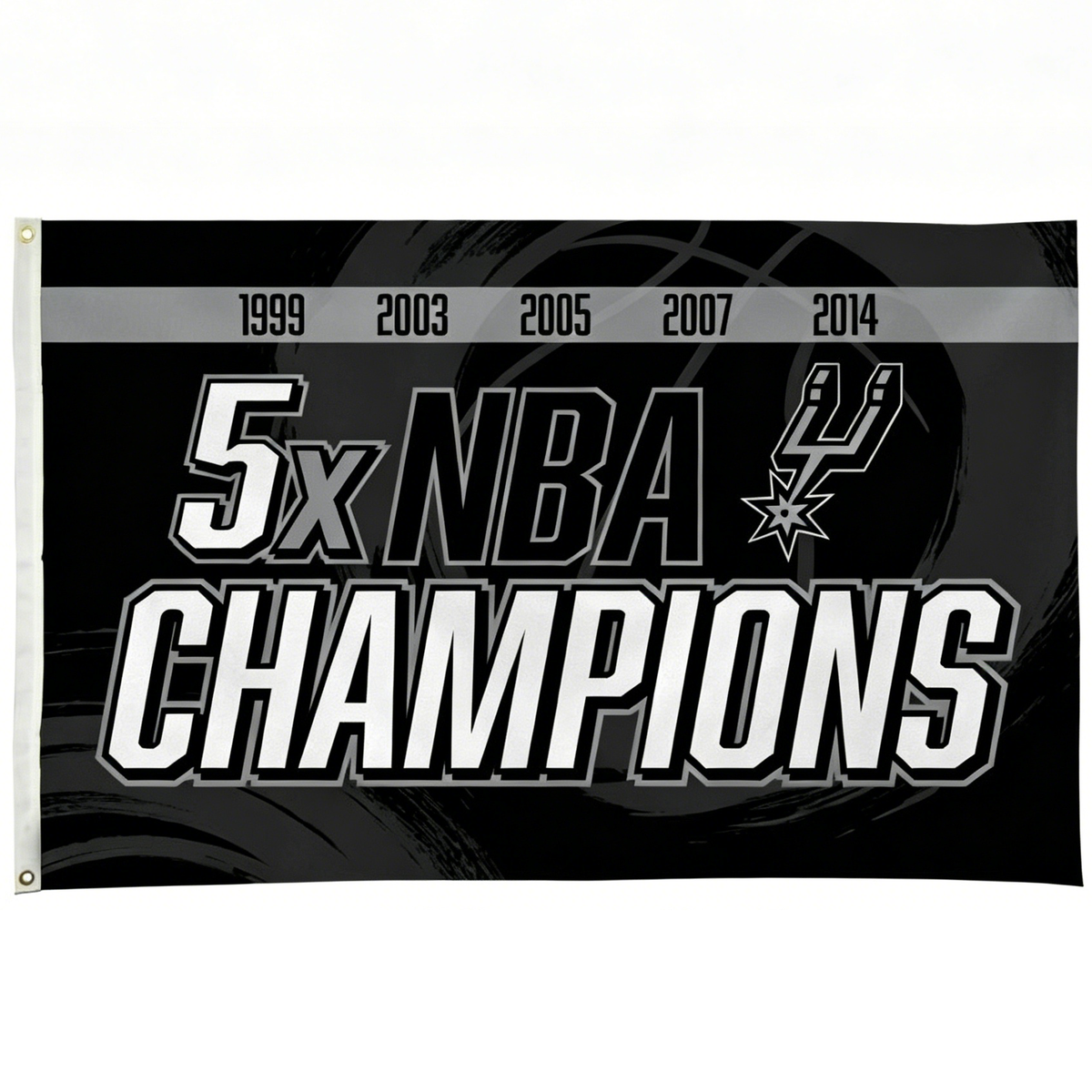 San Antonio Spurs Flag-3x5FT Banner-100% polyester -One sided / Double sided