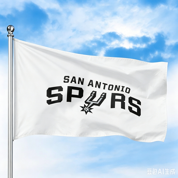 San Antonio Spurs Flag-3x5FT Banner-100% polyester -One sided / Double sided