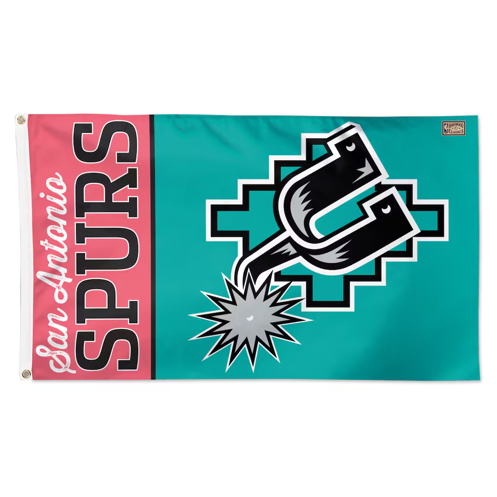 San Antonio Spurs Flag-3x5FT Banner-100% polyester -One sided / Double sided
