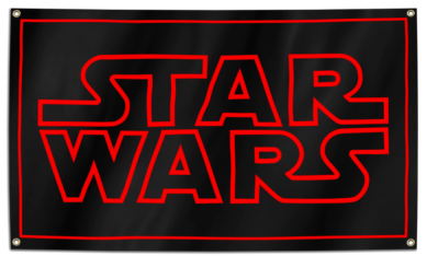 StarWars Flag -Star Wars Fag-3x5 FT Banner-100% polyester-2 Metal Grommets