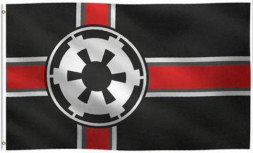 Galactic Empire Star Wars Flag -StarWars Fag-3x5 FT Banner-100% polyester-2 Metal Grommets