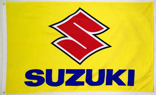 Suzuki Flag-3x5ft Banner-100% polyester-One sided /Double sided