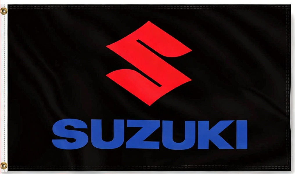 Suzuki Flag-3x5ft Banner-100% polyester-One sided /Double sided