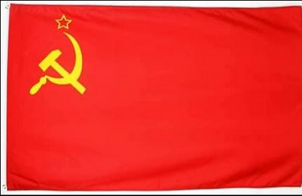 USSR Flag -3x5 FT Red Communist Flags Banner-100% polyester