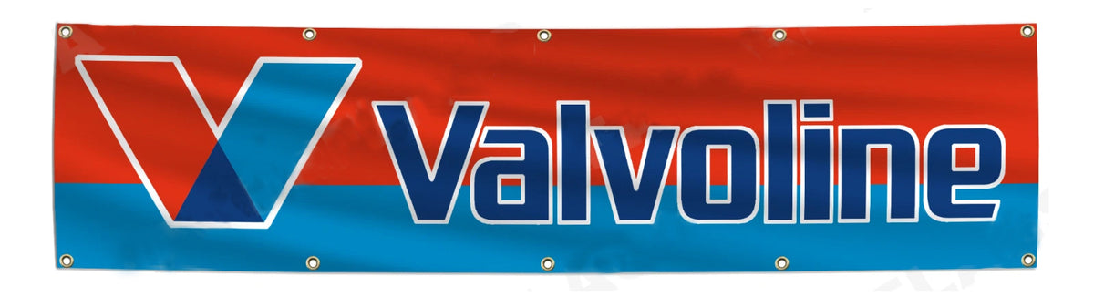 Valvoline Banner Flag 2X8ft Racing Car Oil Lubricants Garage Shop Man Cave Decor