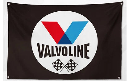 Valvoline Oil Racing Flag-3x5FT Banner-100% polyester