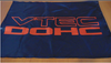 Vtec DOHC Engine Flag -3x5 FT Banner-100% polyester-2 Metal Grommets