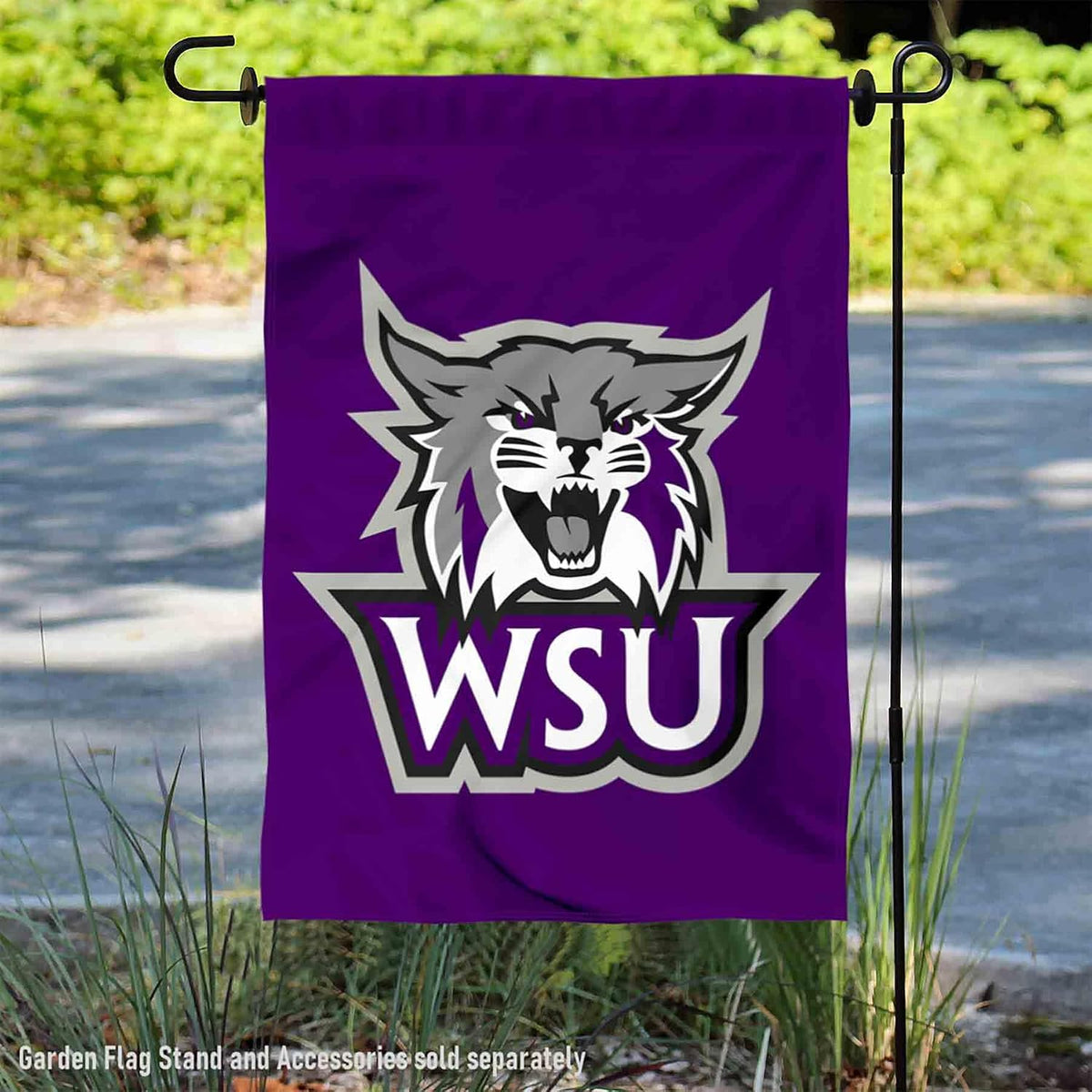 Weber State Garden Flag Wildcats -12.5 x 18"  28 x 40" Inches - Weber State University Wildcats Garden Flag-Double sided s