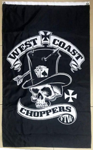 West Coast Choppers Flag- 3x5FT Banner-100% polyester