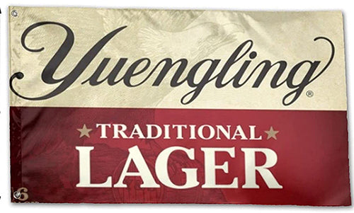 Yuengling Flag -3x5 FT Banner-100% polyester-2 Metal Grommets