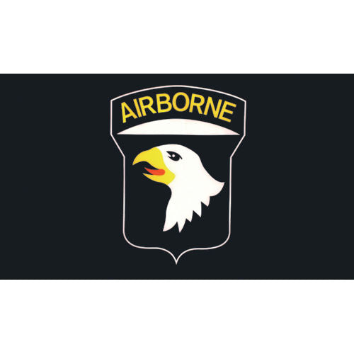 Army 101st Airborne Division Screamin Eagles Flag--3x5 FT Banner-100% polyester-2 Metal Grommets - flagsshop