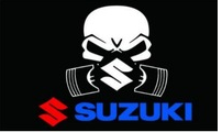 Suzuki Flag-3x5 Banner-100% polyester-White - flagsshop