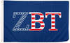 Zeta Beta Tau Flag-3x5 ft USA Pattern Letter Fraternity Banner Sign Decor ZBT Flag-100% polyester-2 Metal Grommets