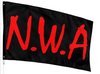 NWA Flag-N W A 3x5 FT Banner-100% polyester-2 Metal Grommets