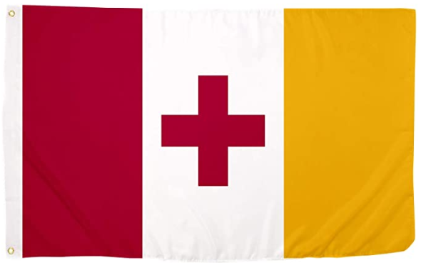 Kappa Alpha Order USA Letter Fraternity Flag-3x5 ft KA Banner-100% polyester-2 Metal Grommets