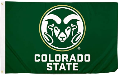 Colorado State Rams Flag-3x5 FT NCAA Colorado State University Banner-100% polyester CSU Rams flag