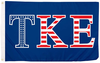 Tau Kappa Epsilon Fraternity USA Pattern Letter Flag-3 x 5 ft TKE Banner-100% polyester-2 Metal Grommets