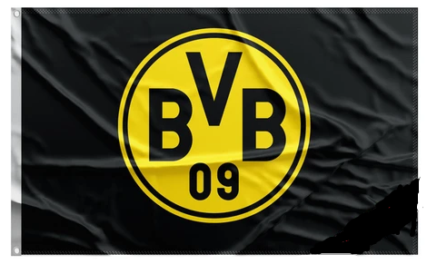 Borussia Dortmund BVB 09 Hoisting Flag-3x5 FT Banner-100% polyester