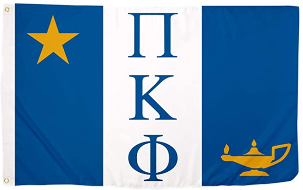 Pi Kappa Phi Fraternity Chapter Flag- 3 x 5 ft  Pi Kapp Banner-100% polyester-2 Metal Grommets