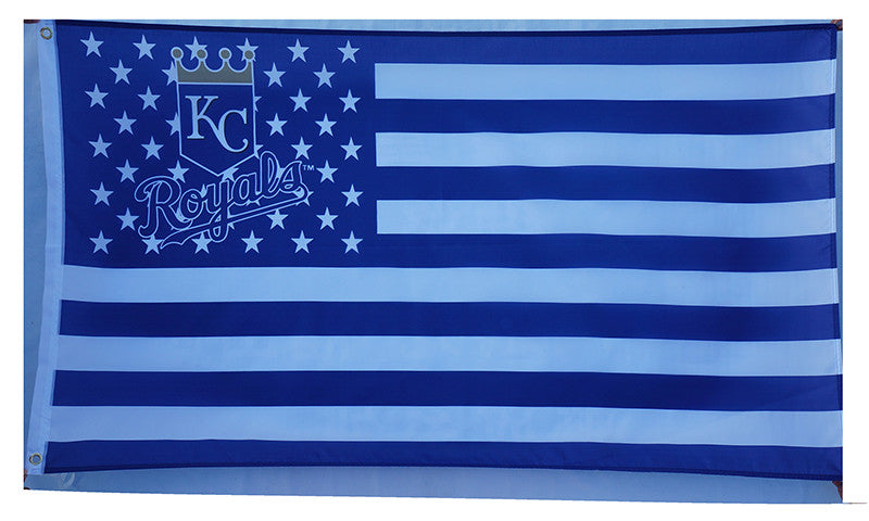 Personalized Kansas City Royals American Flag Full Printing