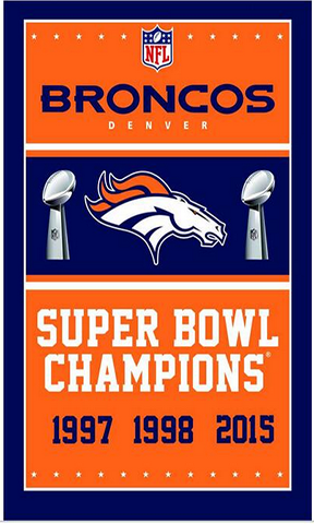 Denver Broncos Flag-3x5 NFL Bronco Flag Banner-100% polyester-super bowl - flagsshop