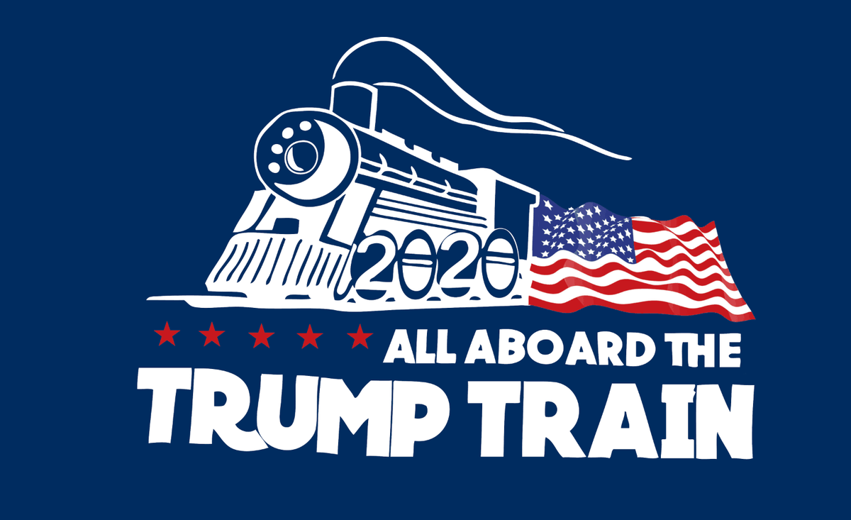 Trump Train Flag -3X5 ft  - Trump Flag Banner - flagsshop