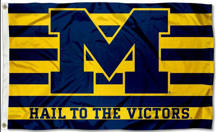 Michigan Wolverines Flag-3x5 FT  NCAA University of Michigan Banner-100% polyester