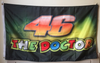 VALENTINO ROSSI 46 FLAG THE DOCTOR Flag-3x5 FT Banner-100% polyester-2 Metal Grommets - flagsshop